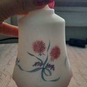 Fenton glass hand painted bell